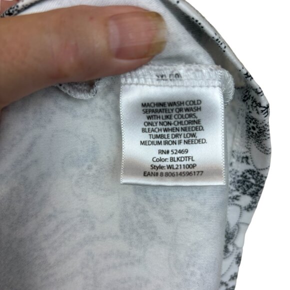 White Stag short-sleeve t-shirt, size 2XL, floral print, beach, vacation, summer - Picture 6 of 7